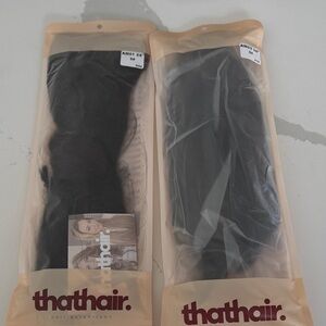 That Hair 24 inch dark brown Extensions never worn just tried on straight hair.